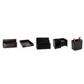 5 Pieces Black Desktop Set